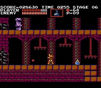 une photo d'Ã©cran de Castlevania sur Nintendo Nes
